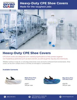 Heavy Duty CPE Shoe Covers