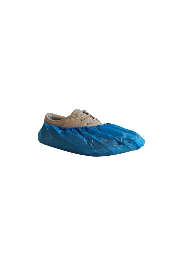 Blue PE Shoe Cover