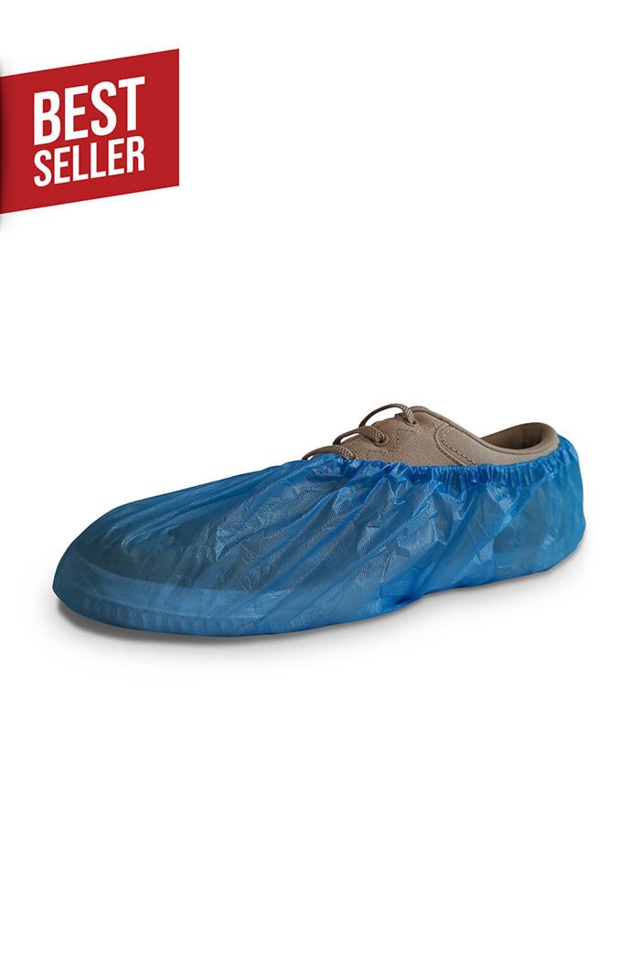 Blue CPE Shoe Cover
