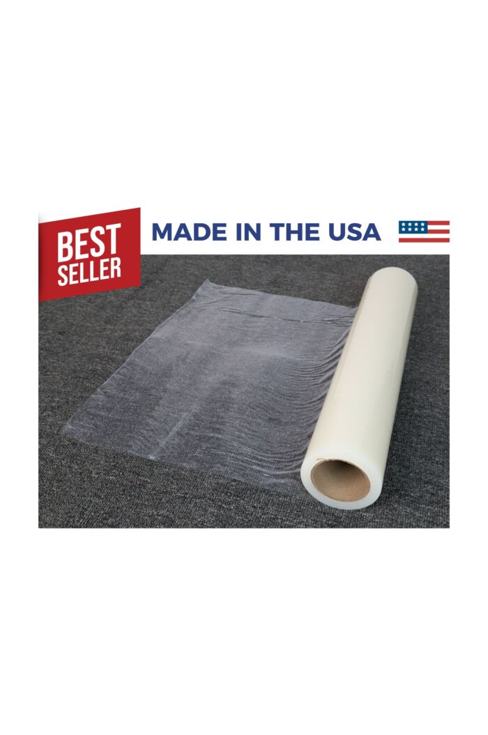 Winsome Clear Carpet Protector Film Self Adhesive Roll Temporary Protecting Water Resistant Floor Dust Sheet Cover 