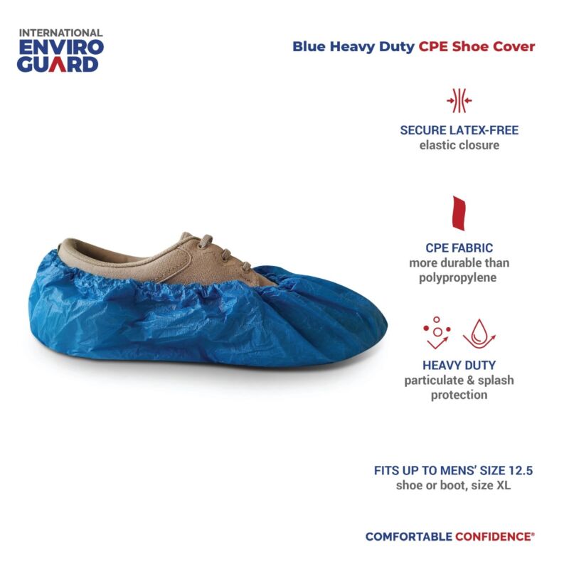 Heavy duty clearance shoe covers