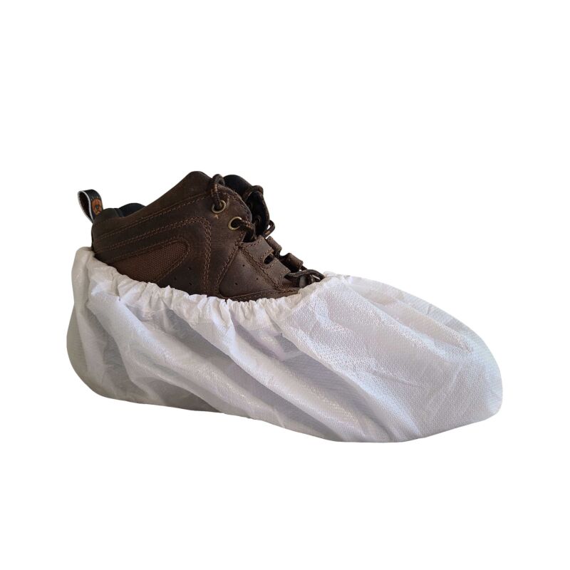 HEAVY DUTY STRONG White Disposable Overshoes Covers Floor Shoe Boot Protectors 