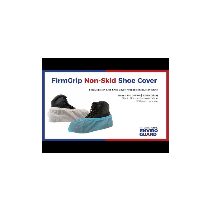 White Firm Grip Non Skid Shoe Cover, Extra Large White Firm Grip Non Skid Shoe Cover, Extra Large