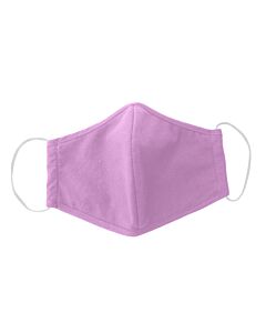 Pink, 3-Layer, Cotton & Polyester Ear Loop Mask