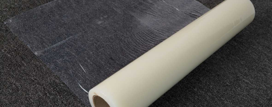  Carpet Protector Film, 24 inch x 500 feet, Made in The USA,  Strongest and Most Durable Carpet Protection Film with Easy Unwind and  Clean Removal, Clear Self-Adhesive Surface Protective Film 