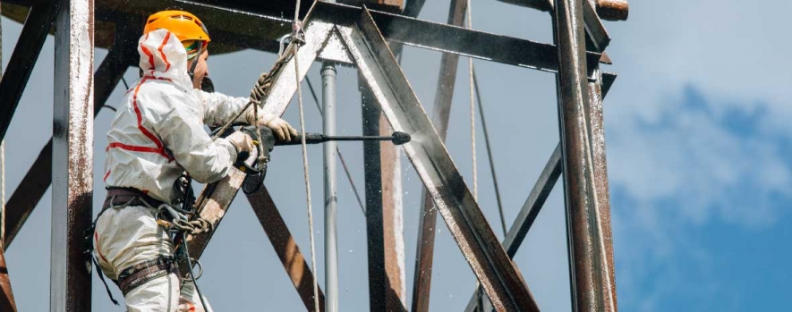 Wearing a full-body harness when working at heights is important